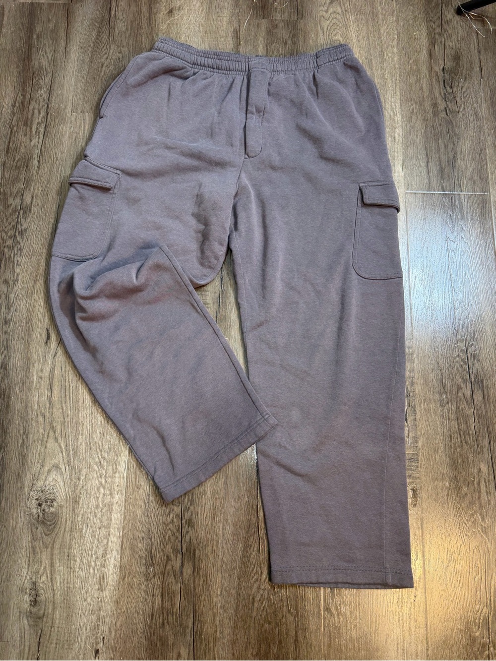Men's Cargo Sweatpants in Brown - Comfortable Casual Fit